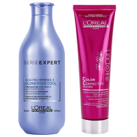 Shampoo Blondifier Cool y Corrector de Rubios Loreal