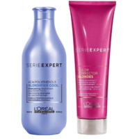 Shampoo Blondifier Cool y Corrector de Rubios Loreal