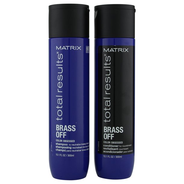 kit Matrix Brass Off Shampoo y Acondicionador 300ml