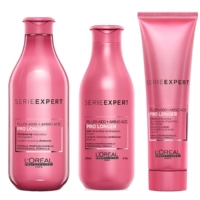 Pack Pro Longer Shampoo 300ml, Acond 200ml y Leav In Loreal