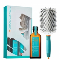 Kit Moroccanoil Tratamiento Aceite 100ml Y Cepillo Ceramica